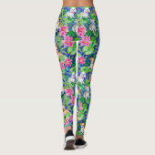 Leggings Chiens tropicaux colorés (Dos)