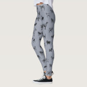 Leggings Chiens vintages (noir) (Gauche)