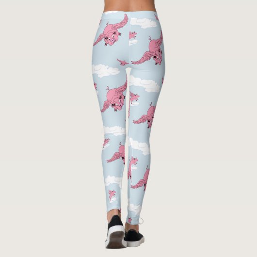 Leggings Chiens volants (Dos)
