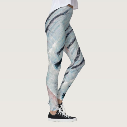 Leggings Chiffre semblable à un chapiteau rouge dans une fo (Droite)