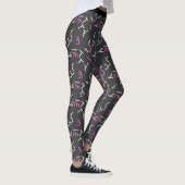 Leggings Chiffres et alphabets du chaos Abstrait (Droite)