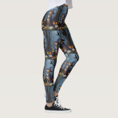 Leggings Chihuahua Chien Whimsical Halloween Peinture (Droite)
