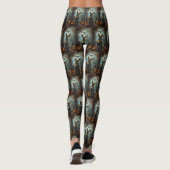 Leggings Chihuahua équitation moto Halloween effrayant (Dos)