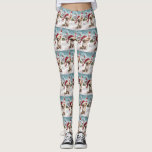 Leggings Chihuahua Winter Wonderland Christmas Joy<br><div class="desc">Ce design festif reflète l'esprit joyeux de la période des fêtes, avec un adorable petit portant un chapeau de Père Noël. Le chien est niché dans un pays des merveilles hivernales, avec un bonhomme de neige, un sapin de Noël décoré et des cadeaux joliment emballés. Les flocons de neige tombent...</div>