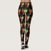 Leggings Chili chilien rouge ou vert Personnalisez les mign (Dos)