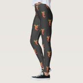 Leggings Chili épicé drôle sur feu (Gauche)
