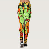 Leggings Chillin Avec Mes Jambes De Zombies (Dos)