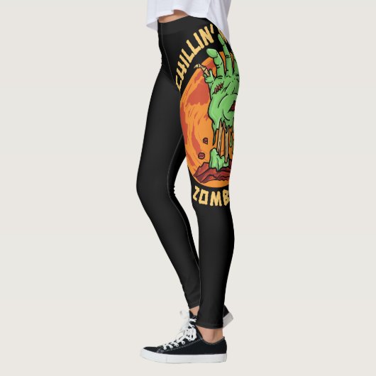 Leggings Chillin avec mes zombies (Gauche)