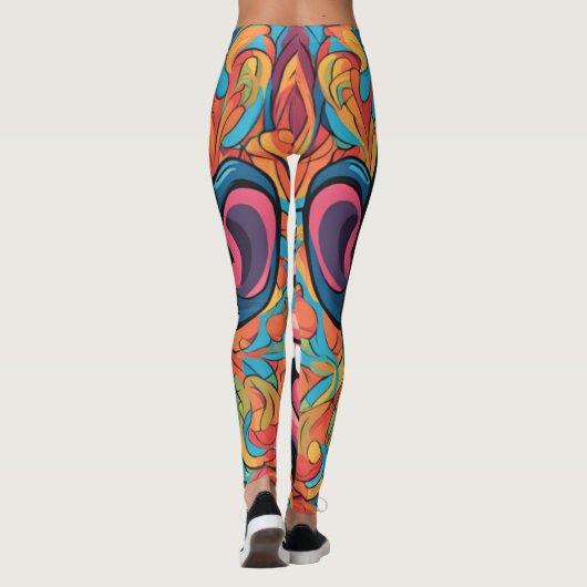 Leggings Chimpanzé fou mignon (Dos)