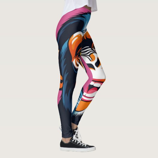 Leggings Chimpanzé fou mignon (Droite)
