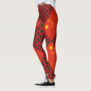 LEGGINGS CHINE GOLD