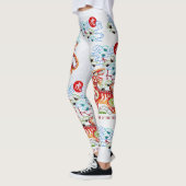 Leggings Chine Lunar Nouvel An du Tiger Papercut Bold (Gauche)