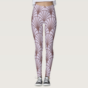 Leggings Chinois traditionnel : Arrière - plan Motif rétro.