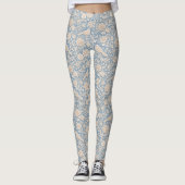 Leggings Chinoiserie Bird and Flower Seamless Pattern (Devant)