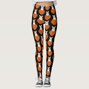 Leggings Chiot Corgi Mignon Chien