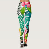 Leggings Chiot de l'île : Ami floral (Dos)