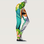 Leggings Chiot de l'île : Ami floral (Droite)