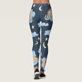 Leggings Chiots couchés : Bonne nuit Motif (Dos)