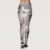 Leggings Chiots mignons de bouledogue français (Dos)