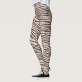 Leggings Chocolat Brown crème Blush Zebra Parties scintilla (Gauche)