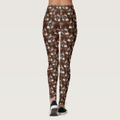 Leggings Chocolat chaud et guimauves de Kawaii (Dos)