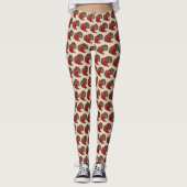 Leggings Chocolat Couvert Cerise Cordial Saint Valentin (Devant)