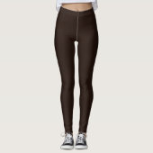 Leggings Chocolat foncé, brun foncé (Devant)