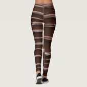 Leggings Chocolat fondu : Texture Luscious de propagation (Dos)