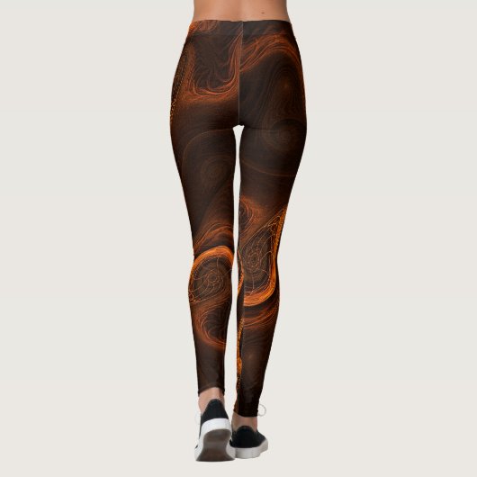 Leggings Chocolat mexicain (Dos)