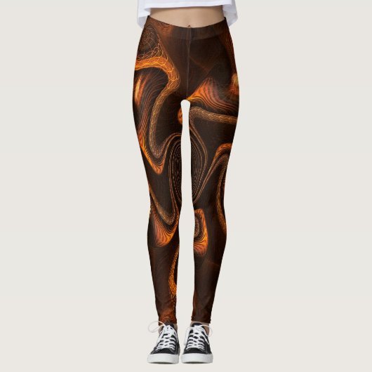 Leggings Chocolat mexicain (Devant)