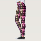 Leggings Chocolat rose violet Mona Lisa (Gauche)