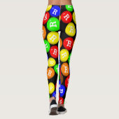 Leggings Chocolats Sucrerie-enduits d'amusement et de (Dos)