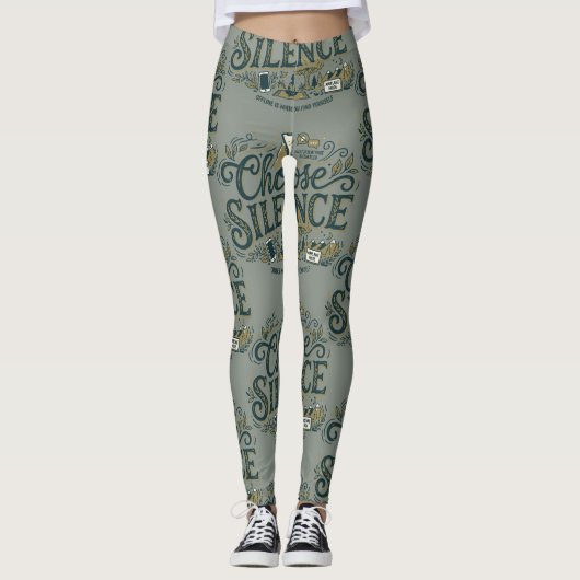 Leggings Choisissez le Silence (Devant)