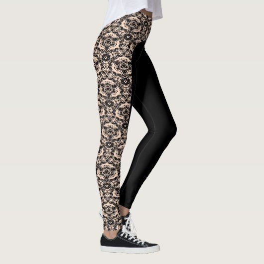 Leggings Choisissez les guêtres de conception "de dentelle (Droite)