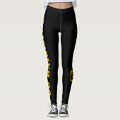 Leggings CHOISISSEZ VOS COULEURS SCOLAIRES Nom Black Gold (Devant)