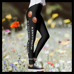 Leggings CHOISISSEZ VOS guêtres d'équipe de basket de