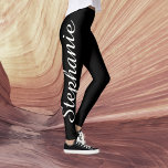Leggings CHOISISSEZ VOTRE COULEUR Legings de Yoga personnal<br><div class="desc">CHOISISSEZ VOTRE COULEUR leggings de yoga personnalisés! Imprimé d'un bord à l'autre, avec votre nom en gros script blanc vers le haut d'une jambe! L'échantillon est noir, mais vous pouvez facilement customiser à la couleur de votre choix. Il est également facile de modifier ou de supprimer du texte d'exemple. "créez...</div>