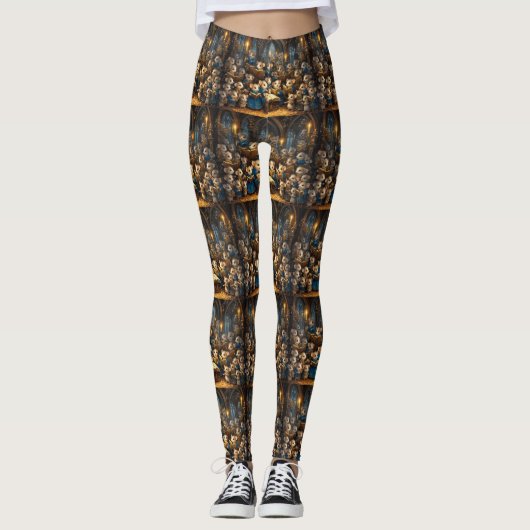 Leggings Chorale de souris de l'église (Devant)