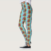 Leggings Chouette à fleurs (Gauche)
