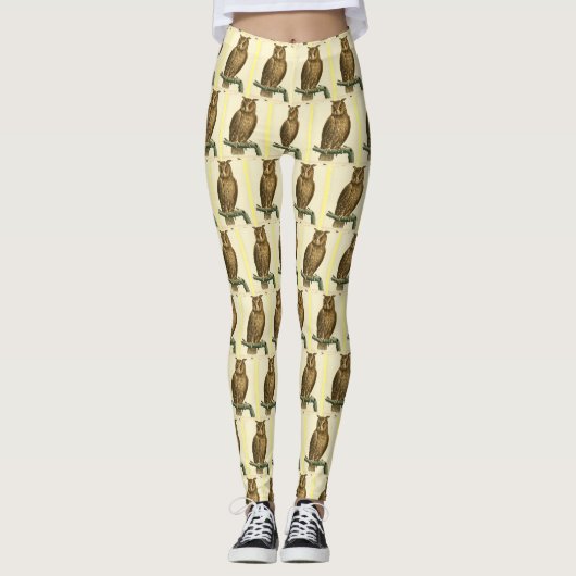 Leggings Chouette à grande corne Thunder_Cove (Devant)