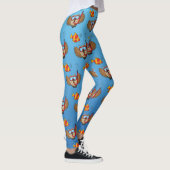 Leggings Chouette avec masque tuba et poisson tropical (Droite)