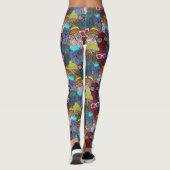 Leggings Chouette dans la couronne (Dos)