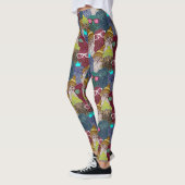 Leggings Chouette dans la couronne (Gauche)