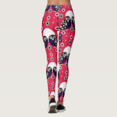 Leggings Chouette d'art populaire (Dos)
