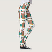 Leggings Chouette de dessin d'oiseaux chauds Chouette Poste (Droite)