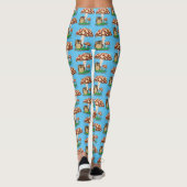 Leggings Chouette de douche de printemps (Dos)