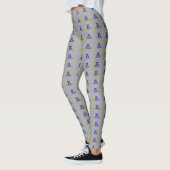 Leggings Chouette des bois bleus (Gauche)