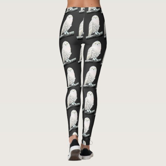 Leggings Chouette des neiges (Dos)
