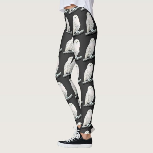 Leggings Chouette des neiges (Gauche)