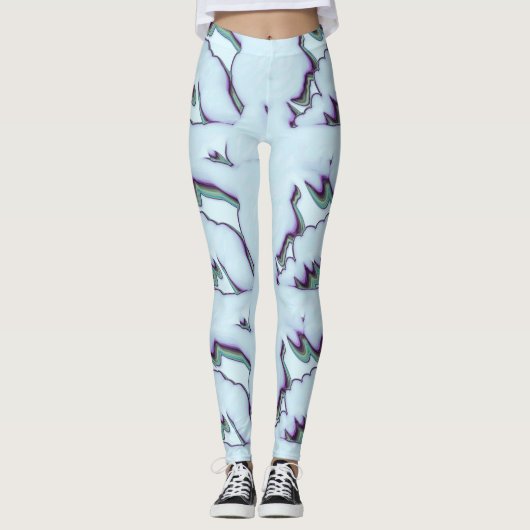 Leggings Chouette des neiges (Devant)